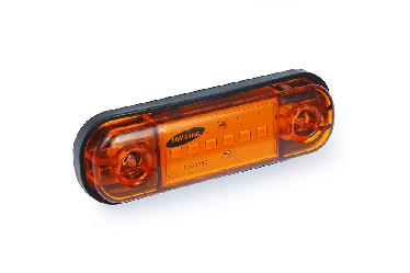 Габарит светодиодный MINI Желтый 6 LED Маркерный (Бегущий огонь) 12-24V Габарит светодиодный MINI Желтый 6 LED Маркерный (Бегущий огонь) 12-24V