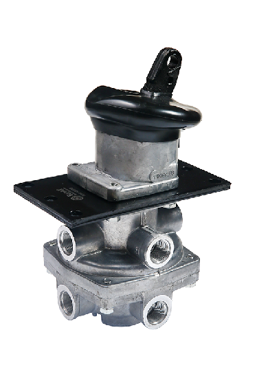 Кран тормозной 2-х секционный с рычагом ГТК (ан.100-3514008)