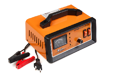 Зарядное устройство для аккумулятора 0-15А 12В/24В, амперметр, ручная регулировка зарядного тока, импульсное