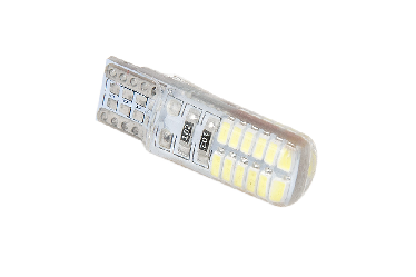Лампа светодиодная 24В T10-3014-24SMD Crystal White Star Light Лампа светодиодная 24В T10-3014-24SMD Crystal White Star Light