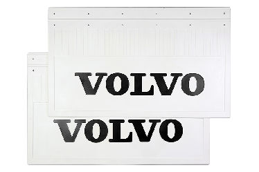 Брызговики белые задние VOLVO (с черной надписью) 585х365 Брызговики белые задние VOLVO (с черной надписью) 585х365
