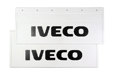 Брызговики задние IVECO (белая резина с черной надписью) 670*270 Брызговики задние IVECO (белая резина с черной надписью) 670*270