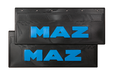 Брызговики задние 670*270 MAZ (LUX) с синей надписью Брызговики задние 670*270 MAZ (LUX) с синей надписью