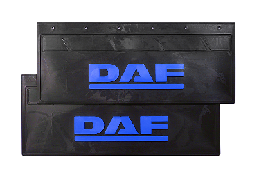 Брызговики задние DAF (LUX) с синей надписью 670*270 Брызговики задние DAF (LUX) с синей надписью 670*270