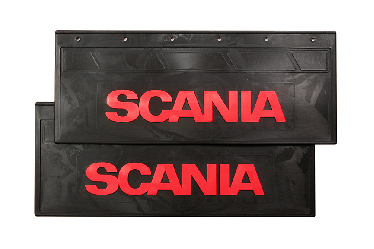 Брызговики задние SCANIA (LUX) с красной надписью 670*270 Брызговики задние SCANIA (LUX) с красной надписью 670*270