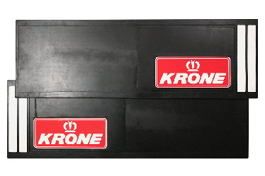 Брызговики длинномеры из 2-х частей KRONE (Красные) резина Брызговики длинномеры из 2-х частей KRONE (Красные) резина