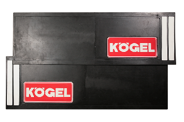 Брызговик длинномер из 2-х частей KOGEL (Красные) резина Брызговик длинномер из 2-х частей KOGEL (Красные) резина