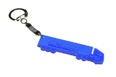 Брелок для автоключей autolong (синий) из оргстекла