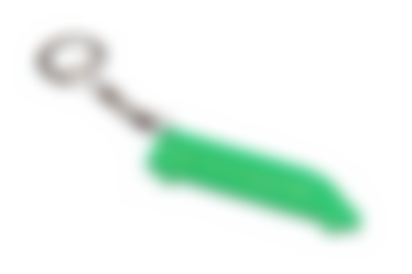 Брелок на автоключи оргстекло (зеленый)