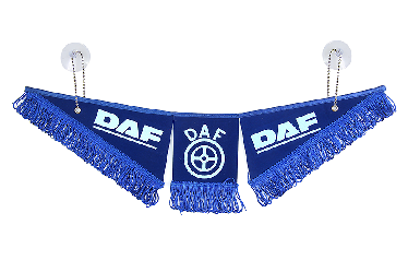 Вымпел тройной DAF (47х12 см) синий Вымпел тройной DAF (47х12 см) синий