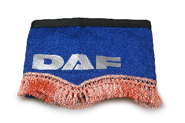 Ламбрекен лобового стекла и угол DAF материал (Синий с бежевым)