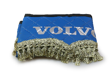 Ламбрекен лобового стекла   угол VOLVO эко-кожа Синий