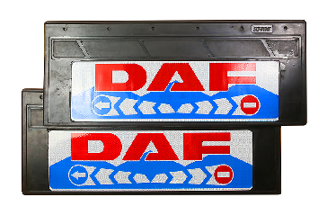 Брызговики узкие светоотражающие (из резины) на DAF Брызговики узкие светоотражающие (из резины) на DAF