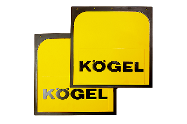 Брызговики KOGEL желтые (комплект) 400*400 мм