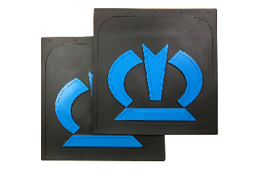 Брызговики  KRONE синяя эмблема (комплект)