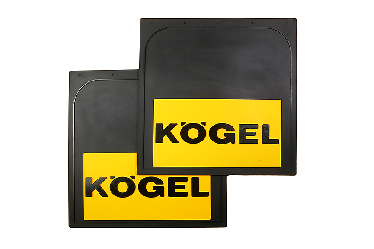 Брызговики KOGEL желтая эмблема (комплект) 400*400 мм