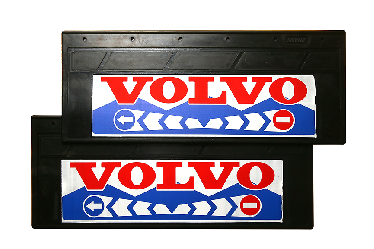 Брызговики узкие 660х270 (резина) на VOLVO Брызговики узкие 660х270 (резина) на VOLVO