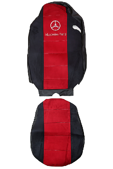 Чехлы эконом MERCEDES ACTROS (MP2-MP3) 2004-2013г, MR41 черная антара и красная антара 65895 Чехлы эконом MERCEDES ACTROS (MP2-MP3) 2004-2013г, MR41 черная антара и красная антара 65895