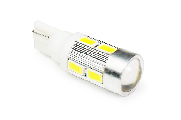 Лампа безцокольная 10 SMD 12В Super White Lens Star Light Лампа безцокольная 10 SMD 12В Super White Lens Star Light