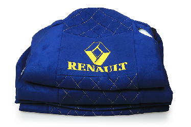 Чехол сиденья стеганый RENAULT-Т (Alicante) Синий