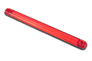 Габарит светодиодный 175 LONG (Красный) 48 диодов, рифленый, 24В