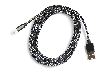 Провод зарядный для iPhone с разъемами USB - Lightning (3 метра) Провод зарядный для iPhone с разъемами USB - Lightning (3 метра)