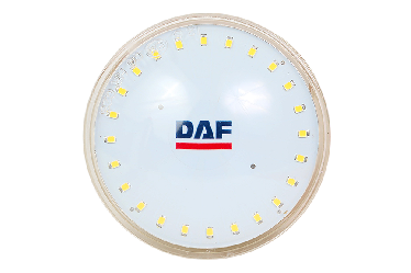 Стекло противотуманной фары DAF XF-CF-LF (2006 г) 24 SMD диода по кругу (Пластик) Стекло противотуманной фары DAF XF-CF-LF (2006 г) 24 SMD диода по кругу (Пластик)