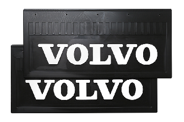 Брызговики задние 520*250 VOLVO (LUX) с белой надписью Брызговики задние 520*250 VOLVO (LUX) с белой надписью