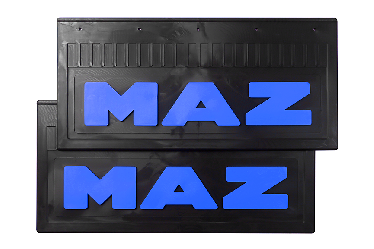 Брызговики задние 520*250 MAZ (LUX) с синей надписью