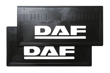 Брызговики задние DAF (LUX) с белой надписью 520*250 мм Брызговики задние DAF (LUX) с белой надписью 520*250 мм