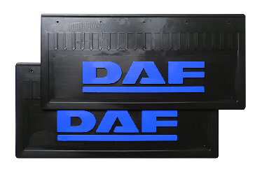 Брызговики задние 520*250 DAF (LUX) с синей надписью Брызговики задние 520*250 DAF (LUX) с синей надписью