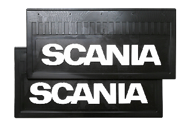 Брызговики задние SCANIA (LUX) 520*250 (с белой надписью) Брызговики задние SCANIA (LUX) 520*250 (с белой надписью)