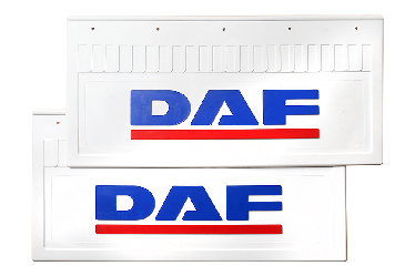 Брызговики задние (белая резина) DAF 520*250 (синяя надпись с красной полосой) Брызговики задние (белая резина) DAF 520*250 (синяя надпись с красной полосой)