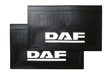 Брызговики задние грузовые DAF (LUX) 590х365 белая надпись Брызговики задние грузовые DAF (LUX) 590х365 белая надпись