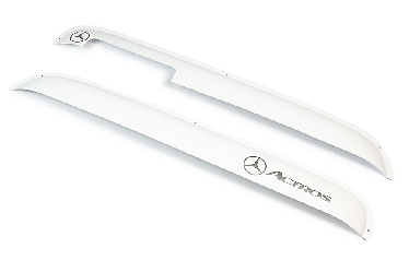 Дефлектор прямой MERCEDES ACTROS МР4 (накладной) Белый