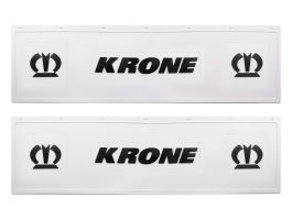 Брызговик длинномер из 2-х частей 1200*350 (белая резина) KRONE Корона LUX (Черная надпись) Брызговик длинномер из 2-х частей 1200*350 (белая резина) KRONE Корона LUX (Черная надпись)