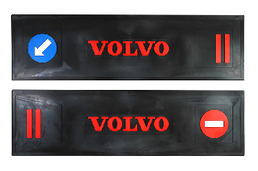 Брызговик длинномер VOLVO из 2-х частей 1200*350 черная резина (стрелка) LUX (Красная надпись) Брызговик длинномер VOLVO из 2-х частей 1200*350 черная резина (стрелка) LUX (Красная надпись)
