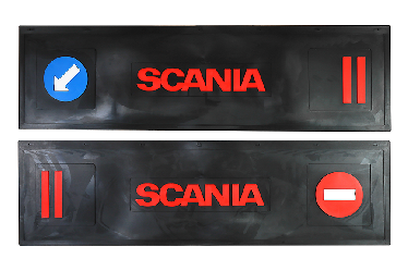 Брызговик длинномер из 2-х частей 1200*350 (черная резина) SCANIA (стрелка) LUX (Красная надпись) Брызговик длинномер из 2-х частей 1200*350 (черная резина) SCANIA (стрелка) LUX (Красная надпись)
