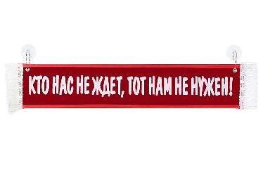 Вымпел на лобовое стекло грузовика Вымпел на лобовое стекло грузовика