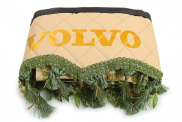 Ламбрекен лобового стекла и угол VOLVO эко-кожа (Бежевый с зеленым) Ламбрекен лобового стекла и угол VOLVO эко-кожа (Бежевый с зеленым)
