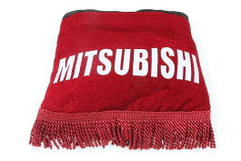 Ламбрекен лобового стекла и угол MITSUBISHI Красный Ламбрекен лобового стекла и угол MITSUBISHI Красный