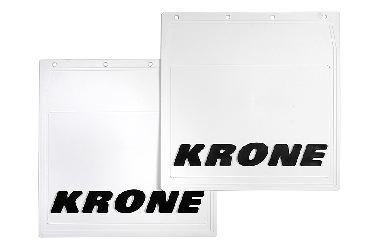 Брызговики (задние) белая резина KRONE 400*400 Брызговики (задние) белая резина KRONE 400*400