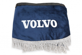 Ламбрекен лобового стекла и угол VOLVO (польская ткань) Синий с серым