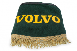 Ламбрекен лобового стекла и угол VOLVO Зеленый с золотым Ламбрекен лобового стекла и угол VOLVO Зеленый с золотым