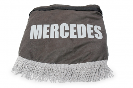 Ламбрекен лобового стекла и угол Mercedes (польская ткань) Серый