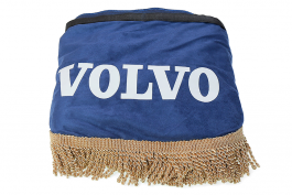 Ламбрекен лобового стекла и угол VOLVO (польская ткань) Синий с бежевым Ламбрекен лобового стекла и угол VOLVO (польская ткань) Синий с бежевым