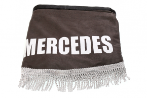 Ламбрекен лобового стекла угол Mercedes (польская ткань) Серый Ламбрекен лобового стекла угол Mercedes (польская ткань) Серый