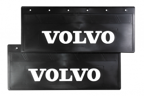 Брызговики задние грузовые VOLVO (LUX) белая надпись 670*270 Брызговики задние грузовые VOLVO (LUX) белая надпись 670*270