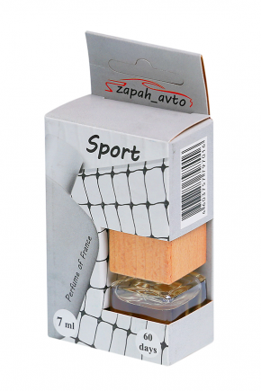 Ароматизатор Sport (Lacoste White L 12.12) - парфюмированный, древесно-цитрусовый аромат
