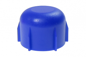 Колпачок на гайку (пластик) 22 мм синий